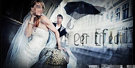 老照片效果的婚礼相册动画AE模版