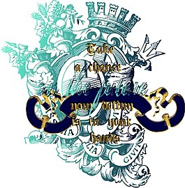 現代花紋 復古  建筑