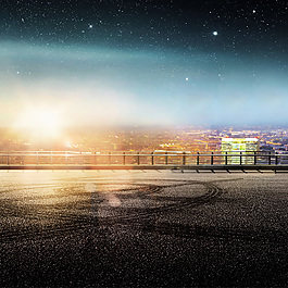 汽车背景夜景霸气背景