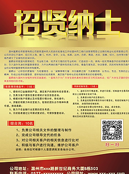 招聘海報圖片