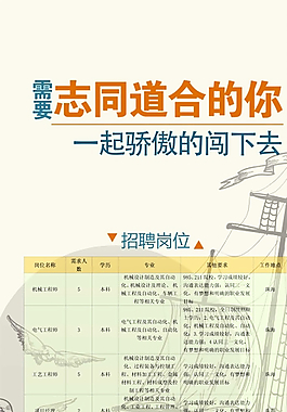 招聘展架圖片