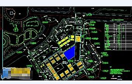 南方某警官學(xué)院博物館cad施工建筑方案圖