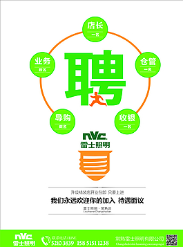 燈泡招聘圖片