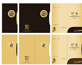 古典中國(guó)風(fēng)折卡圖片