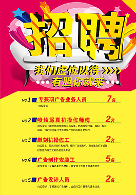 招聘海報(bào)圖片