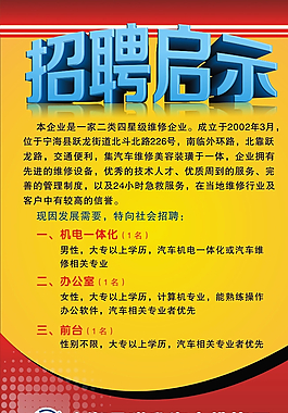 招聘海報圖片
