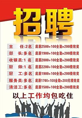 招聘海報圖片