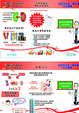 高血压三折页图片