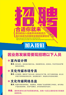 招聘海報(bào)圖片