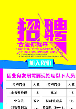 招聘海報(bào)圖片