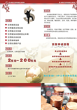 銀行宣傳單圖片