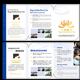 摩根金花折頁設(shè)計(jì)圖片