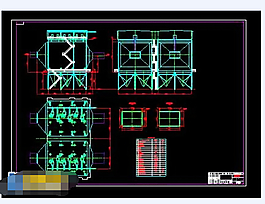 全套电除尘器cad设计施工图纸