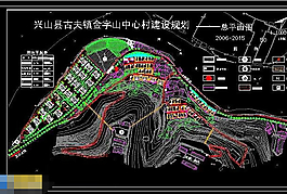 現(xiàn)代新村cad規(guī)劃施工設(shè)計(jì)平面圖