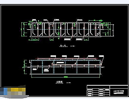 有機高濃廢水處理ABR工程CAD施工圖紙