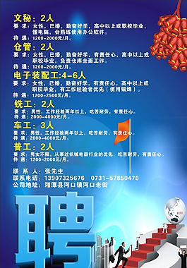 招聘海報圖片