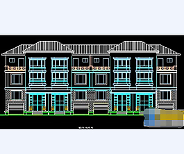 三层小住宅建筑图纸cad