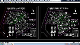 住宅社区整套规划设计方案cad施工图