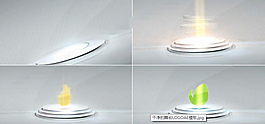 圓形底座上的優(yōu)雅logo揭示AE模板