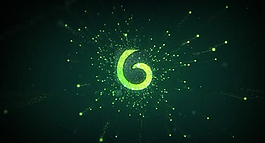 粒子星空穿梭logo揭示片頭AE模板