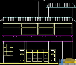 某別墅建筑圖紙cad