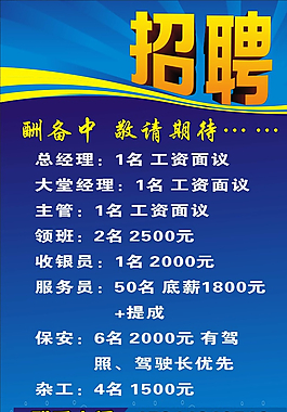 招聘海報圖片