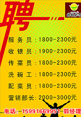 招聘海報圖片