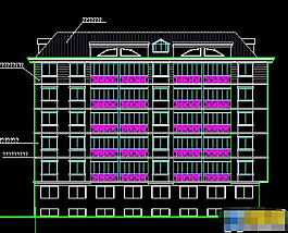 多層住宅建筑設(shè)計(jì)施工圖紙