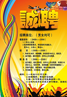 招聘海報圖片