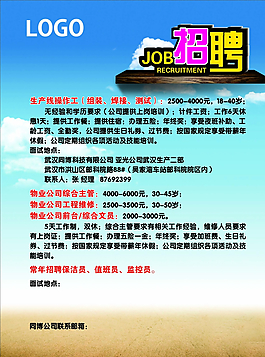 招聘海报图片