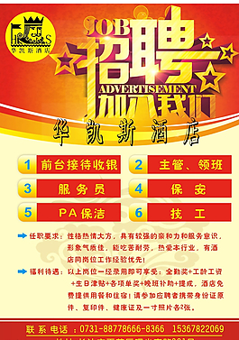酒店招聘圖片