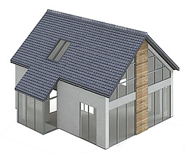 農(nóng)村現(xiàn)代住宅3d模型