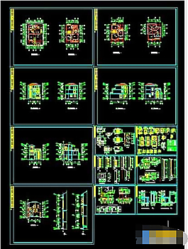 別墅建筑設(shè)計(jì)cad施工圖
