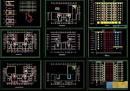 市政安置樓建筑設(shè)計(jì)cad施工圖