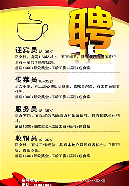 招聘海報圖片