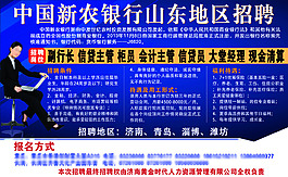 中國新農銀行山東地區招聘DM報紙