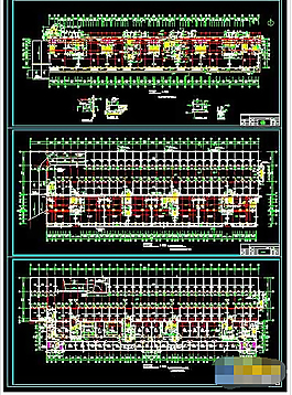 13層公寓建筑設(shè)計(jì)cad施工方案圖紙