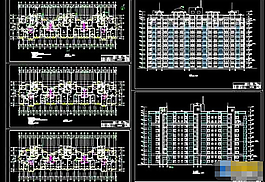 住宅樓建筑設(shè)計(jì)cad施工方案圖紙