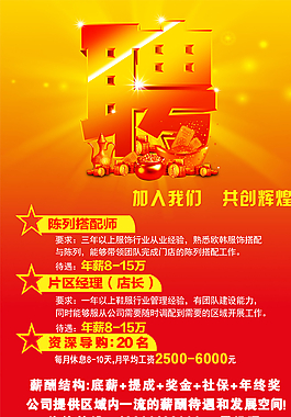 招聘海報圖片