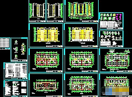 商住樓建筑cad設(shè)計方案圖紙