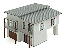 农村别墅3d模型