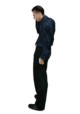 男人打電話max人物3d模型