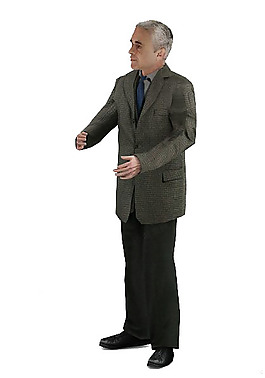 老人max人物3d模型