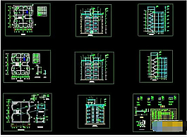 五層公寓樓建筑cad設(shè)計施工圖