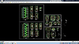 某CAD樓梯、電梯、衛(wèi)生間大樣圖紙