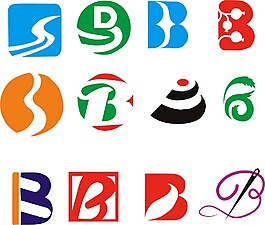 B字母LOGO设计素材