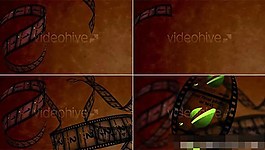 胶片logo演绎动画