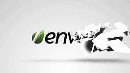 簡潔的logo演繹AE模板