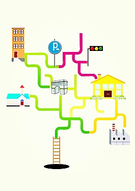 通道插畫