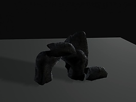 假山3d模型